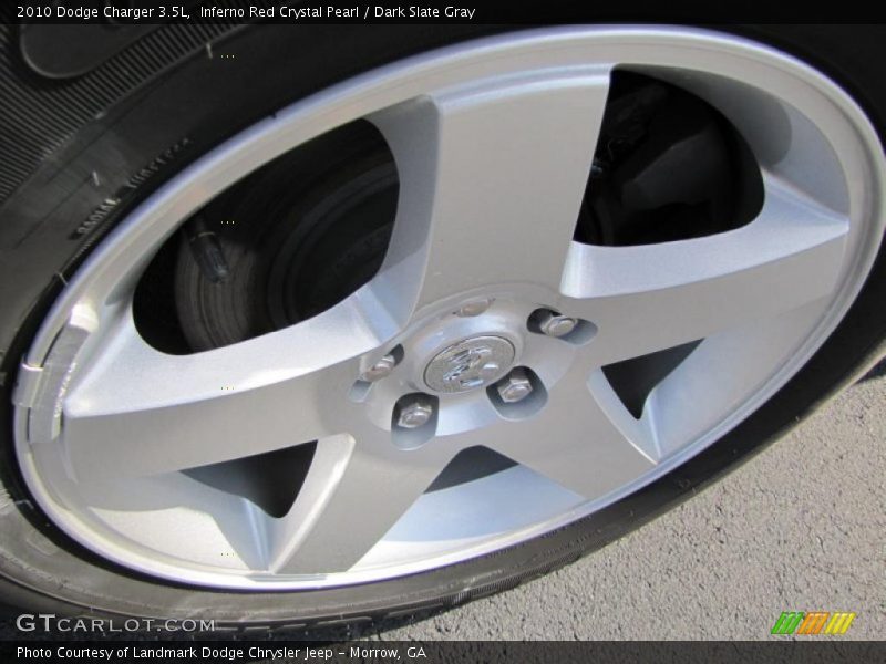 Inferno Red Crystal Pearl / Dark Slate Gray 2010 Dodge Charger 3.5L