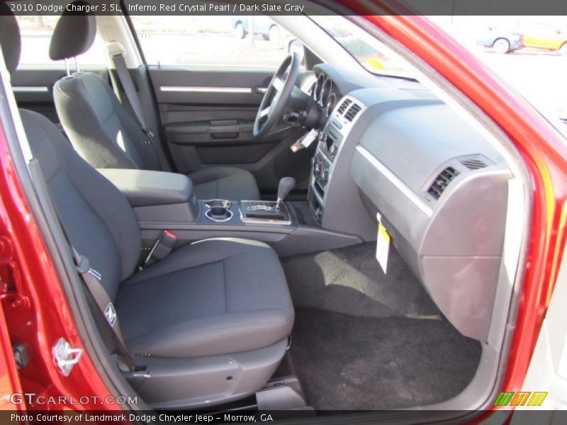 Inferno Red Crystal Pearl / Dark Slate Gray 2010 Dodge Charger 3.5L