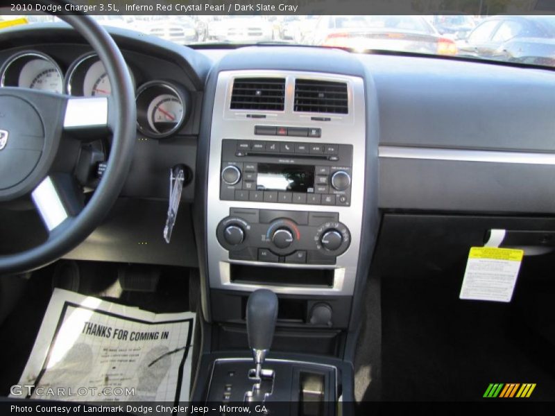 Inferno Red Crystal Pearl / Dark Slate Gray 2010 Dodge Charger 3.5L