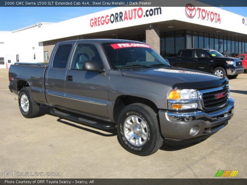 Steel Gray Metallic / Dark Pewter 2006 GMC Sierra 1500 SLT Extended Cab 4x4