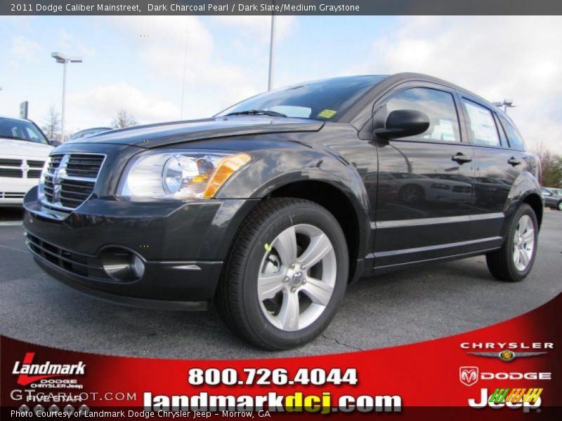 Dark Charcoal Pearl / Dark Slate/Medium Graystone 2011 Dodge Caliber Mainstreet