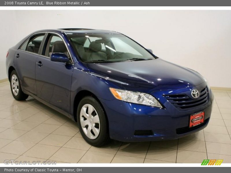 Blue Ribbon Metallic / Ash 2008 Toyota Camry LE