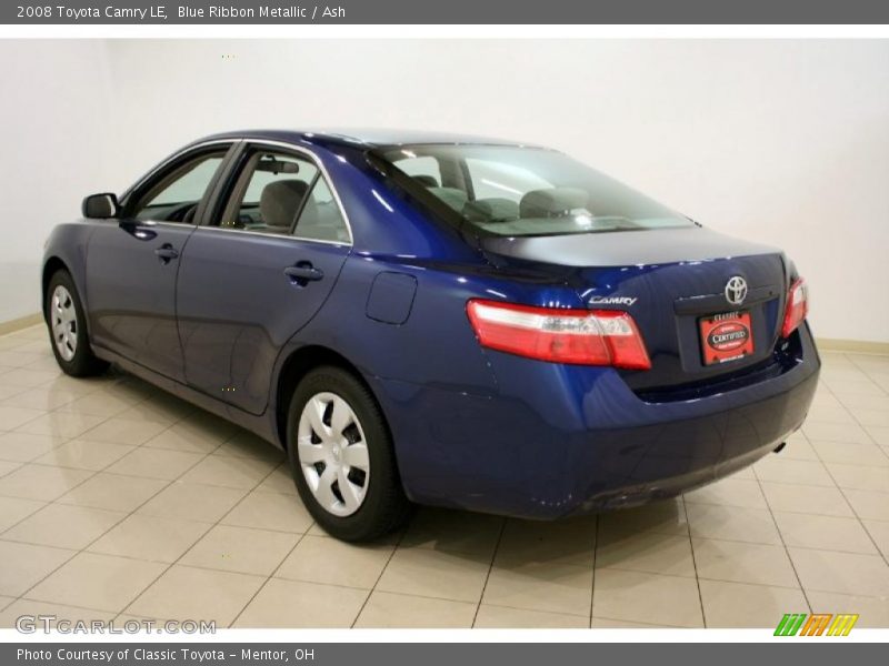 Blue Ribbon Metallic / Ash 2008 Toyota Camry LE