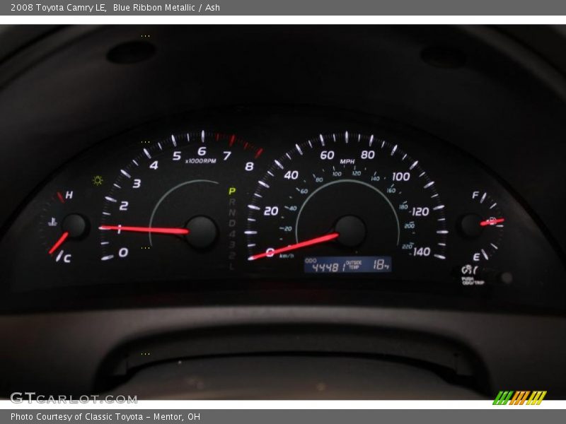 Blue Ribbon Metallic / Ash 2008 Toyota Camry LE