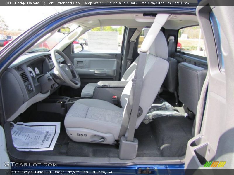  2011 Dakota Big Horn Extended Cab Dark Slate Gray/Medium Slate Gray Interior