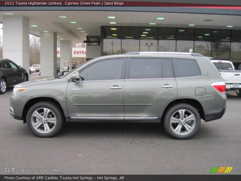  2011 Highlander Limited Cypress Green Pearl