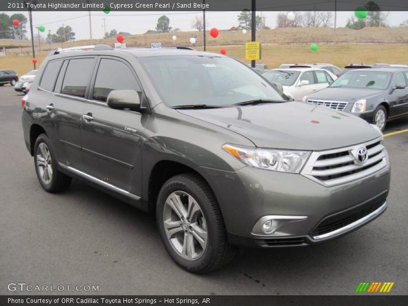  2011 Highlander Limited Cypress Green Pearl