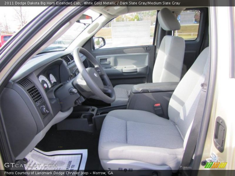  2011 Dakota Big Horn Extended Cab Dark Slate Gray/Medium Slate Gray Interior