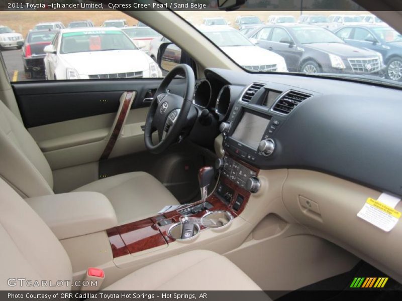  2011 Highlander Limited Sand Beige Interior