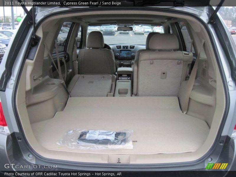  2011 Highlander Limited Trunk