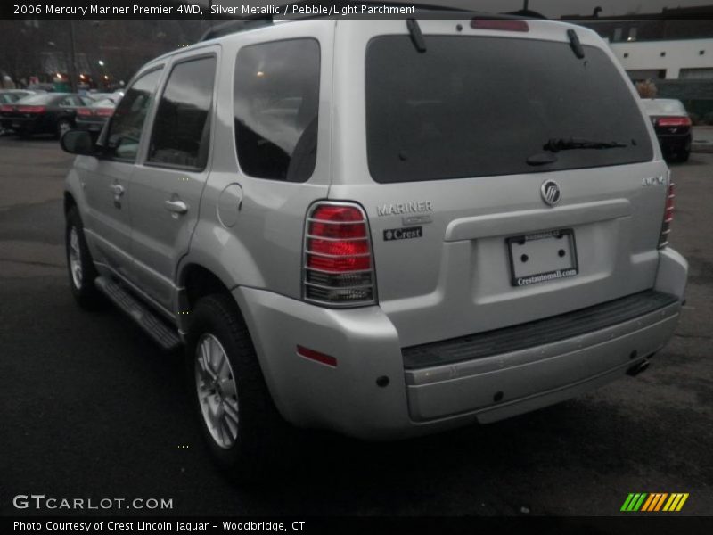 Silver Metallic / Pebble/Light Parchment 2006 Mercury Mariner Premier 4WD