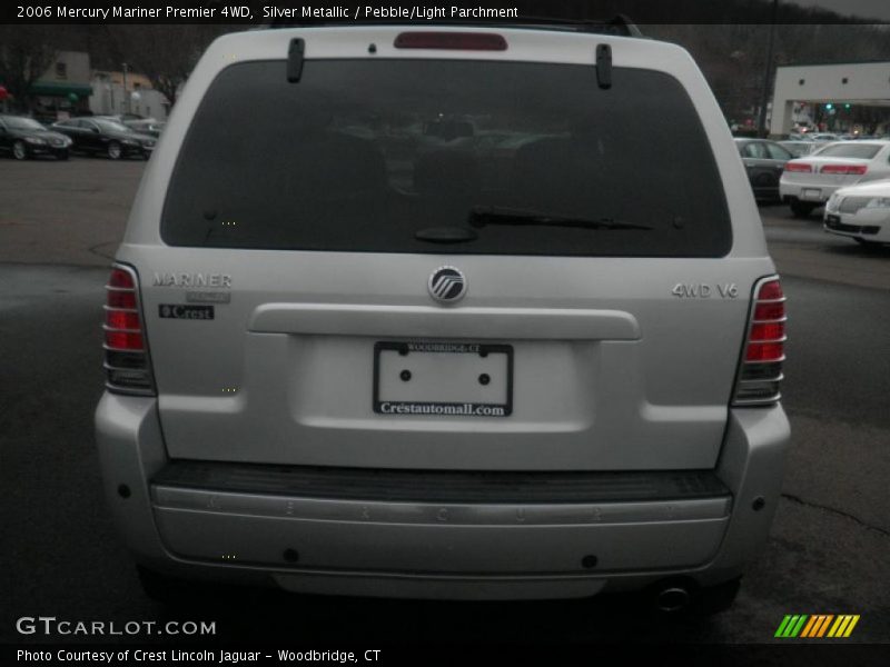 Silver Metallic / Pebble/Light Parchment 2006 Mercury Mariner Premier 4WD