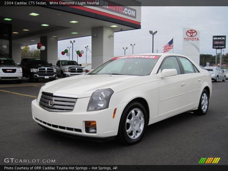White Diamond / Light Neutral 2004 Cadillac CTS Sedan