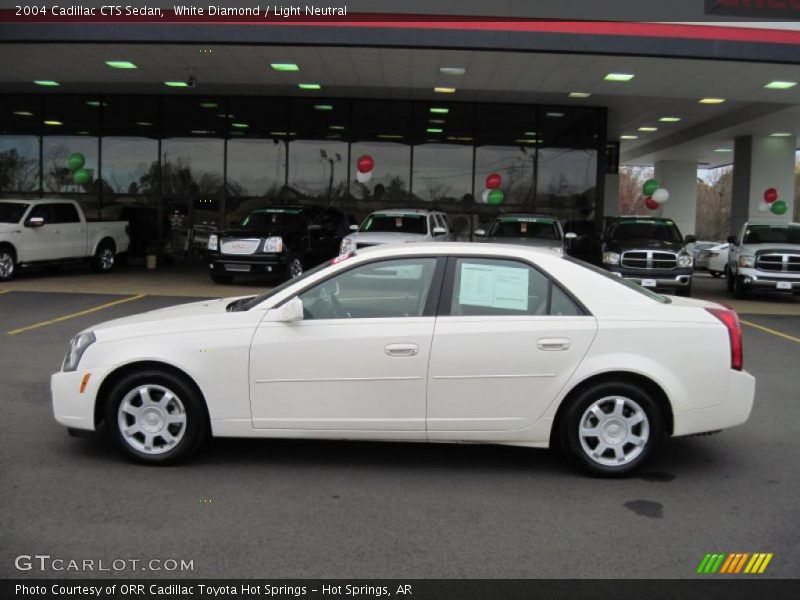 White Diamond / Light Neutral 2004 Cadillac CTS Sedan