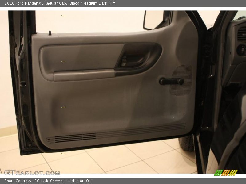 Black / Medium Dark Flint 2010 Ford Ranger XL Regular Cab