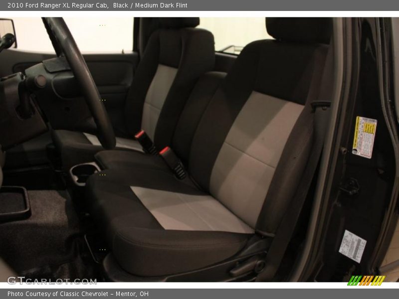 Black / Medium Dark Flint 2010 Ford Ranger XL Regular Cab