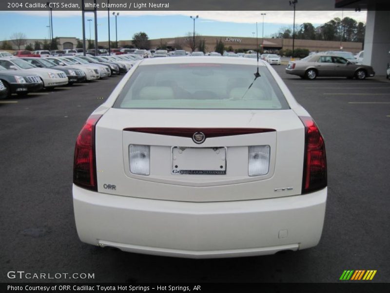 White Diamond / Light Neutral 2004 Cadillac CTS Sedan