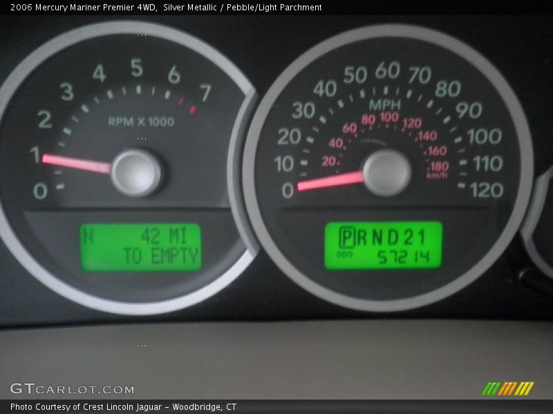 Silver Metallic / Pebble/Light Parchment 2006 Mercury Mariner Premier 4WD