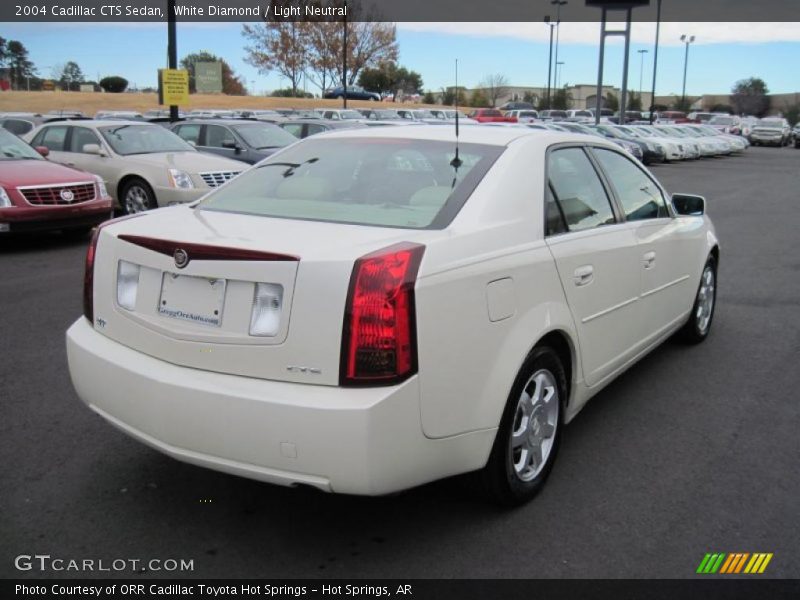White Diamond / Light Neutral 2004 Cadillac CTS Sedan