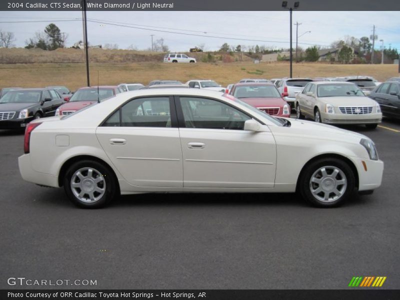 White Diamond / Light Neutral 2004 Cadillac CTS Sedan