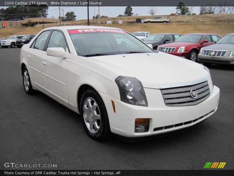 White Diamond / Light Neutral 2004 Cadillac CTS Sedan