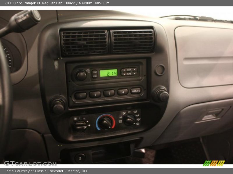 Black / Medium Dark Flint 2010 Ford Ranger XL Regular Cab