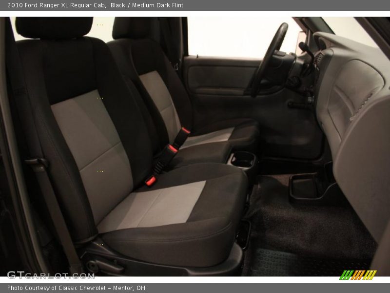 Black / Medium Dark Flint 2010 Ford Ranger XL Regular Cab
