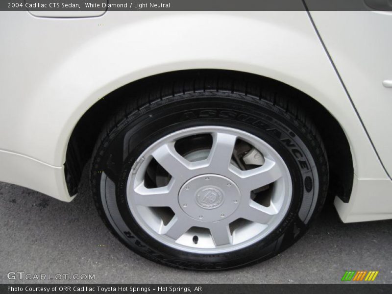 White Diamond / Light Neutral 2004 Cadillac CTS Sedan