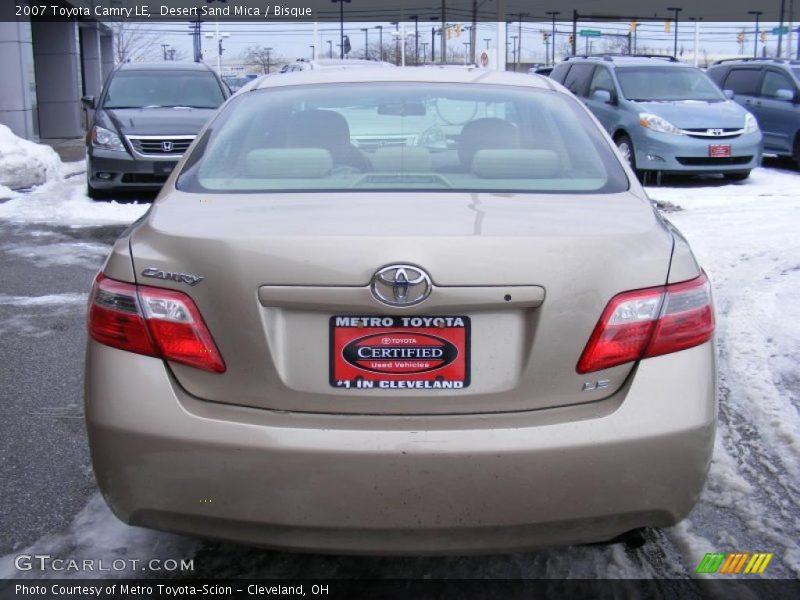 Desert Sand Mica / Bisque 2007 Toyota Camry LE