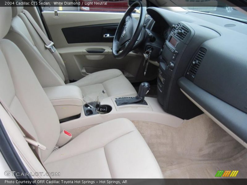 White Diamond / Light Neutral 2004 Cadillac CTS Sedan
