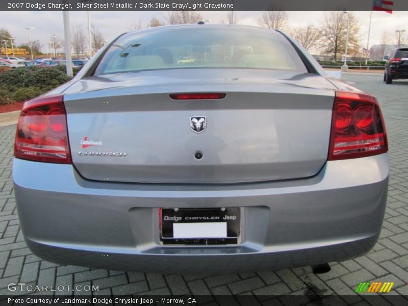 Silver Steel Metallic / Dark Slate Gray/Light Graystone 2007 Dodge Charger