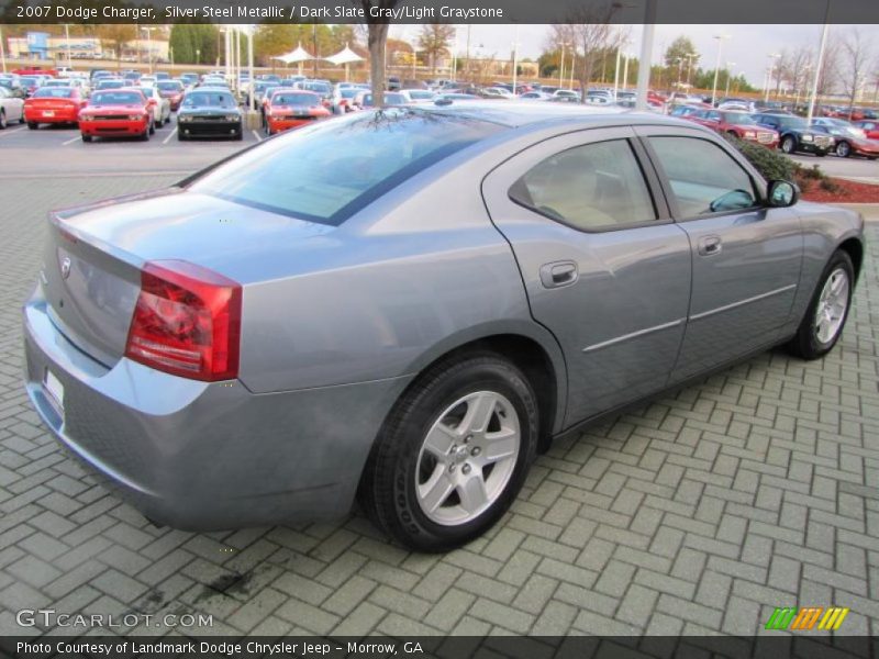 Silver Steel Metallic / Dark Slate Gray/Light Graystone 2007 Dodge Charger