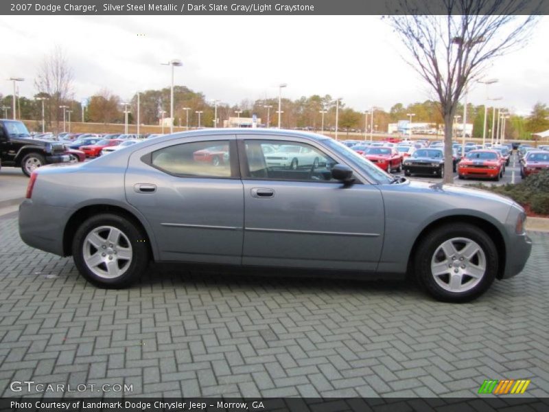 Silver Steel Metallic / Dark Slate Gray/Light Graystone 2007 Dodge Charger
