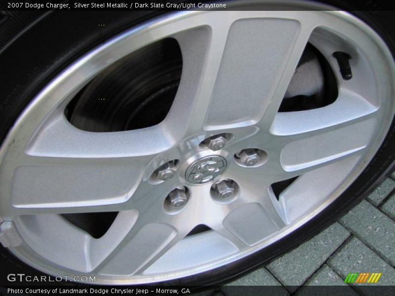 Silver Steel Metallic / Dark Slate Gray/Light Graystone 2007 Dodge Charger