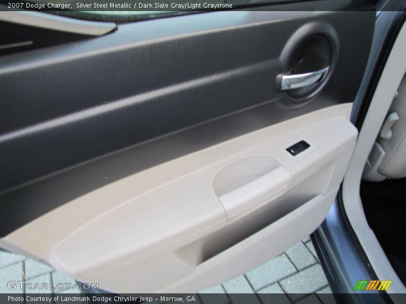 Silver Steel Metallic / Dark Slate Gray/Light Graystone 2007 Dodge Charger