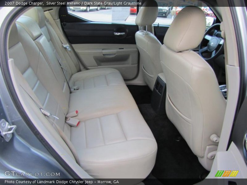 Silver Steel Metallic / Dark Slate Gray/Light Graystone 2007 Dodge Charger