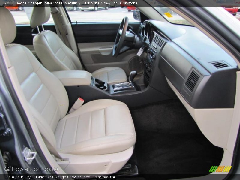 Silver Steel Metallic / Dark Slate Gray/Light Graystone 2007 Dodge Charger