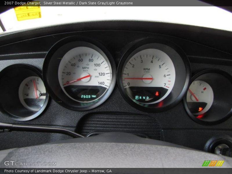 Silver Steel Metallic / Dark Slate Gray/Light Graystone 2007 Dodge Charger