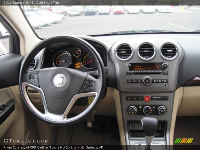 Dashboard of 2010 VUE XE