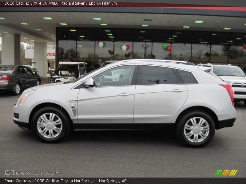 Radiant Silver / Ebony/Titanium 2010 Cadillac SRX 4 V6 AWD
