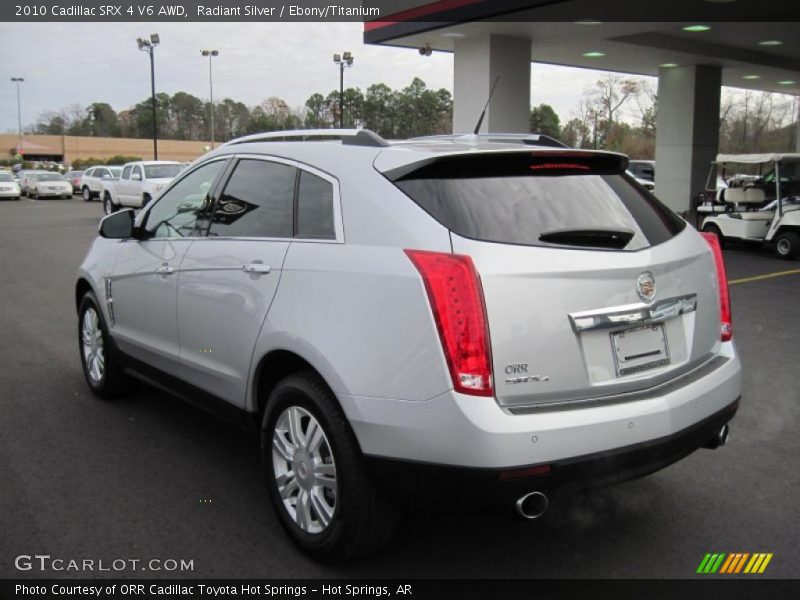 Radiant Silver / Ebony/Titanium 2010 Cadillac SRX 4 V6 AWD