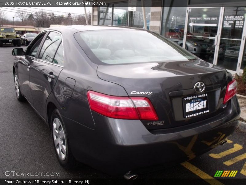 Magnetic Gray Metallic / Ash 2009 Toyota Camry LE V6