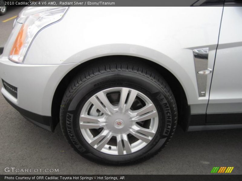 Radiant Silver / Ebony/Titanium 2010 Cadillac SRX 4 V6 AWD