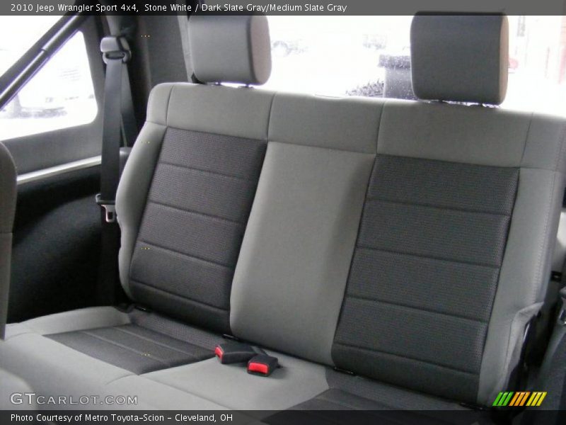 Stone White / Dark Slate Gray/Medium Slate Gray 2010 Jeep Wrangler Sport 4x4