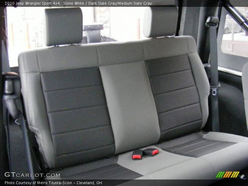 Stone White / Dark Slate Gray/Medium Slate Gray 2010 Jeep Wrangler Sport 4x4