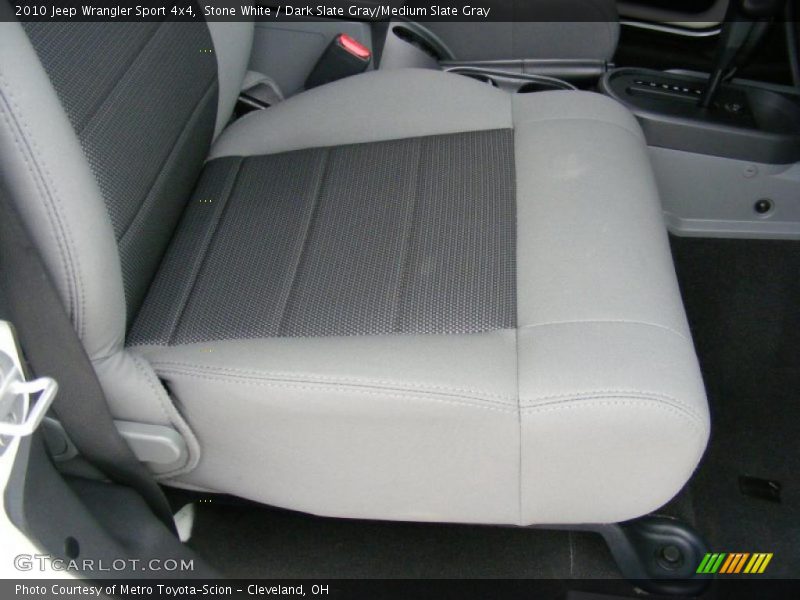 Stone White / Dark Slate Gray/Medium Slate Gray 2010 Jeep Wrangler Sport 4x4