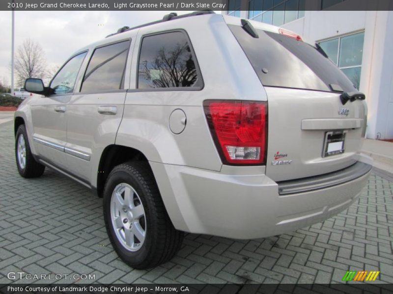 Light Graystone Pearl / Dark Slate Gray 2010 Jeep Grand Cherokee Laredo