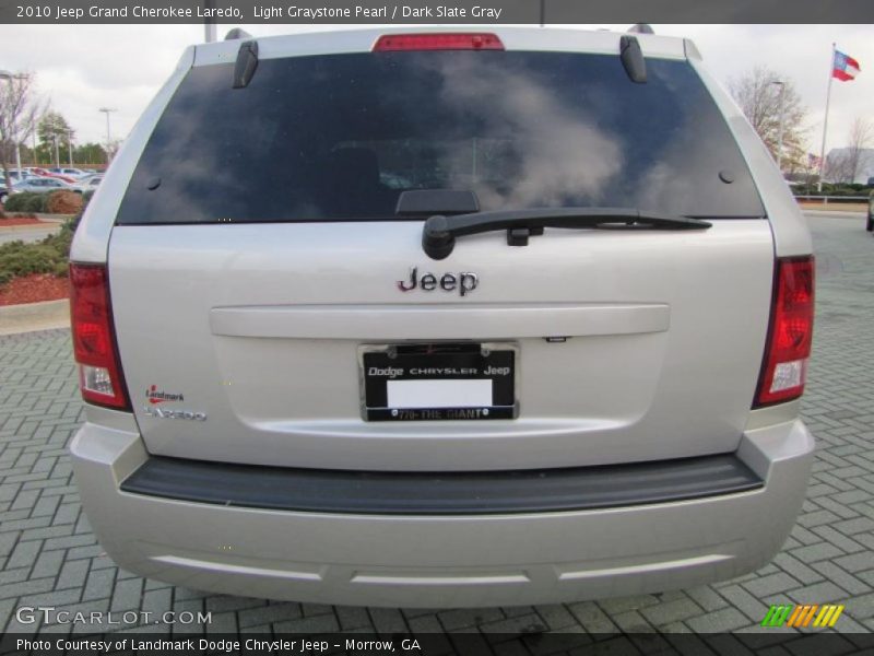 Light Graystone Pearl / Dark Slate Gray 2010 Jeep Grand Cherokee Laredo