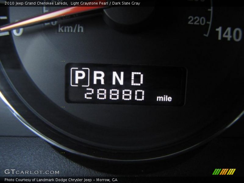 Light Graystone Pearl / Dark Slate Gray 2010 Jeep Grand Cherokee Laredo