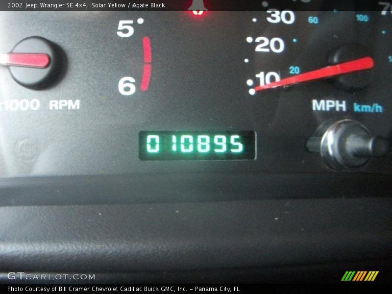 Solar Yellow / Agate Black 2002 Jeep Wrangler SE 4x4